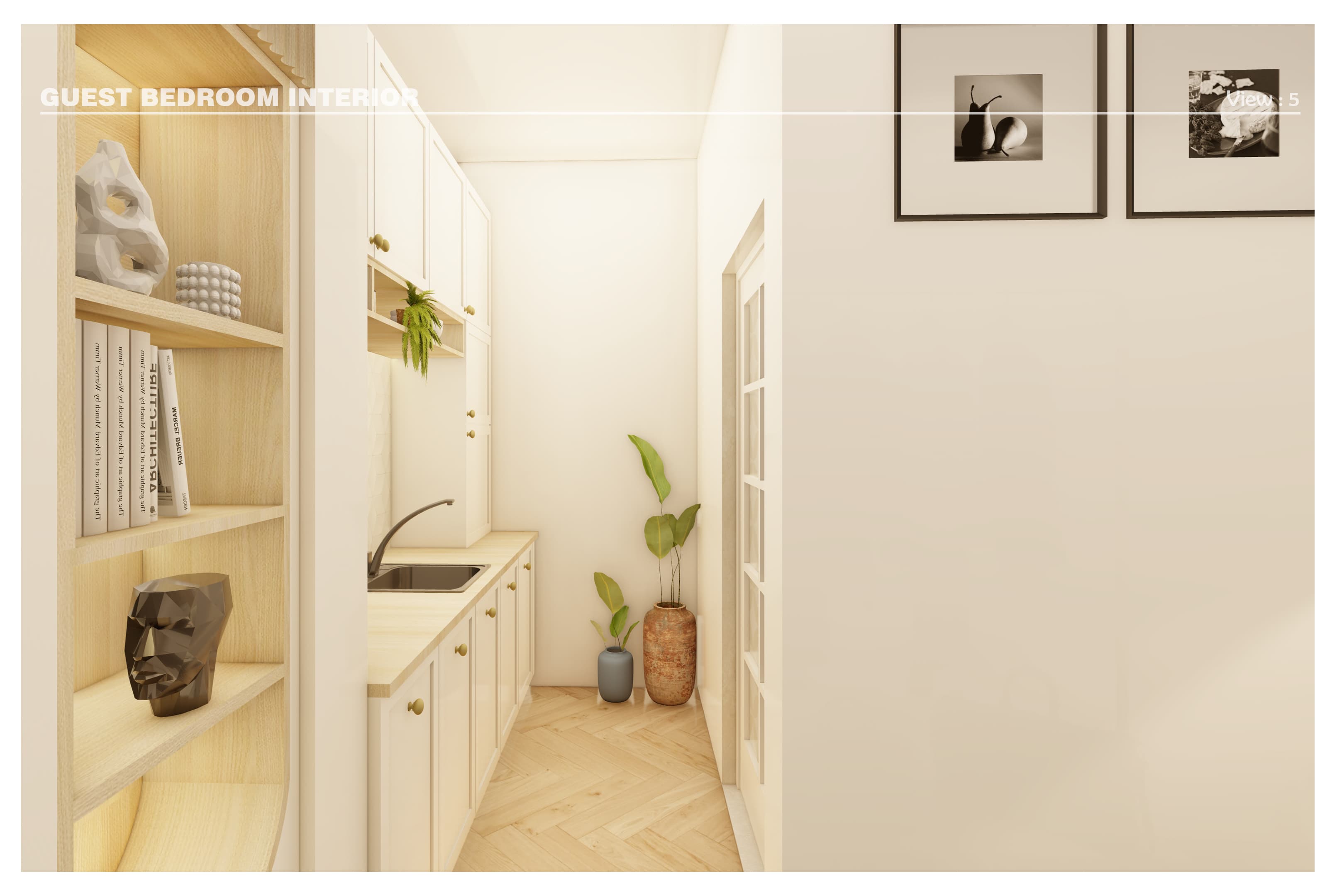 Guest Bedroom - View 2